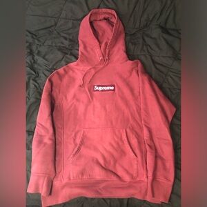 Supreme Wine Box Logo Hoodie